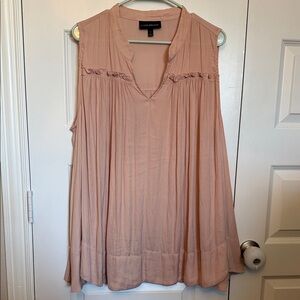 Lane Bryant Women's Blush Sleeveless Blouse